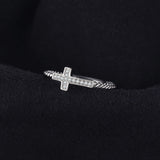 Anel feminino cruz