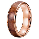 Anel feminino madeira
