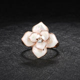 Anel flor grande