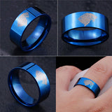 Anel game of thrones stark 52 mm / azul