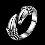 Anel garra dragão metal