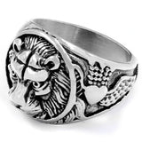 Anel leão metal 54,5 mm