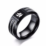 Anel lobo da sorte 54 mm / gritos lunares