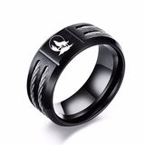 Anel lobo da sorte 54 mm / gritos lunares