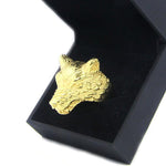 Anel lobo dourado