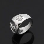 Anel lobo elegante