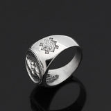 Anel lobo elegante