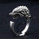 Anel lobo feminino 54 mm