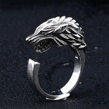 Anel lobo feminino 54 mm