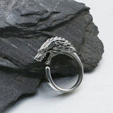 Anel lobo feminino
