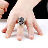 Anel lobo homem lobisomem 54 mm