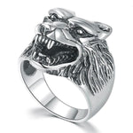 Anel lobo masculino