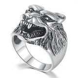 Anel lobo masculino