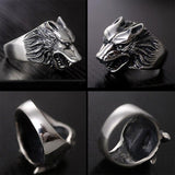 Anel lobo masculino