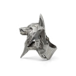 Anel lobo origami