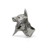 Anel lobo origami