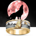 Anel lobo uivador