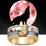 Anel lobo uivador