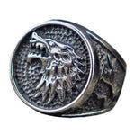 Anel lobo viking