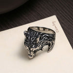 Anel lobo vintage