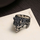 Anel lobo vintage