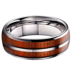 Anel madeira elegante