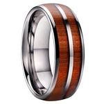 Anel madeira elegante
