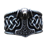 Anel martelo viking aço
