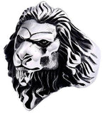 Anel masculino cabeça de leão 56,5 mm