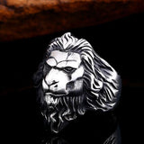Anel masculino cabeça de leão