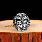 Anel masculino caveira prata 925 valor por defeito título
