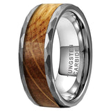 Anel masculino de madeira