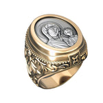 Anel nossa senhora aço inoxidável 54 mm