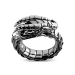 Anel redondo ouroboros