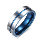 Anel religioso azul 54 mm / azul