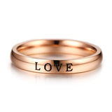 Anel religioso feminino 52 mm / ouro rosa