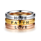 Anel religioso feminino
