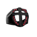 Anel religioso preto 57 mm