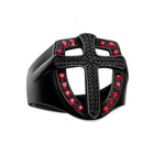 Anel religioso preto 57 mm