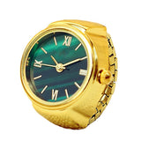 Anel relógio luxuoso guld