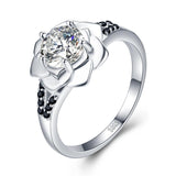 Anel rosa de jardim luxo 51,9 mm