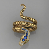 Anel serpente moderno