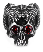 Anel signo carneiro aço 57 mm