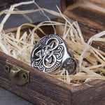 Anel símbolo celta triquetra