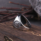 Anel símbolo celta triquetra