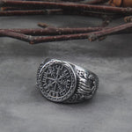 Anel símbolo do vegvisir 7 (54,4 mm)