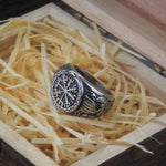Anel símbolo do vegvisir
