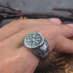 Anel símbolo do vegvisir