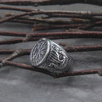 Anel símbolo do vegvisir