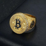 Anel sinete bitcoin